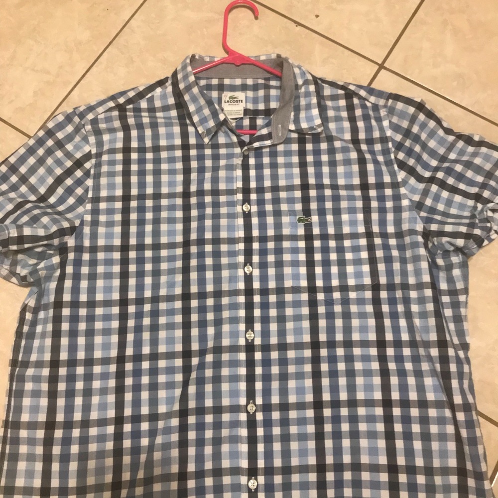 Lacoste button shirt size 46